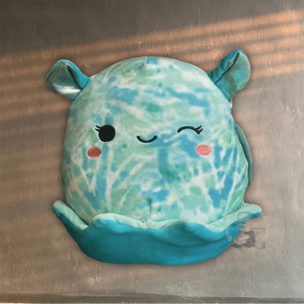NWT Squishmallow Witt the Dumbo Octopus 🐙 blue tie dye Select Series 8”